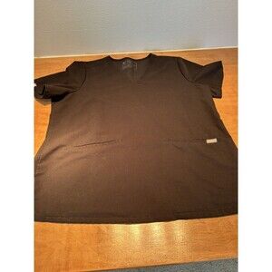 Figs Technical Collection Women's Size XL Casma Scrub Top Black